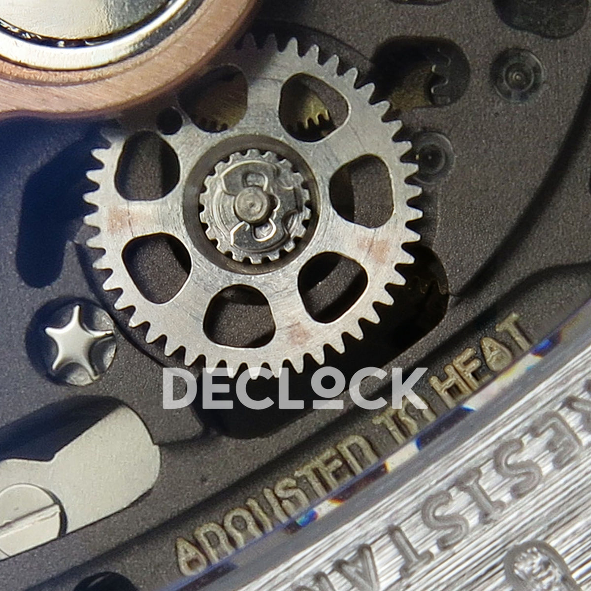 Richard Mille RM07-01 Snow Set Steel White Dial White Rubber ZF CRMA2 replica - movement wheel detail