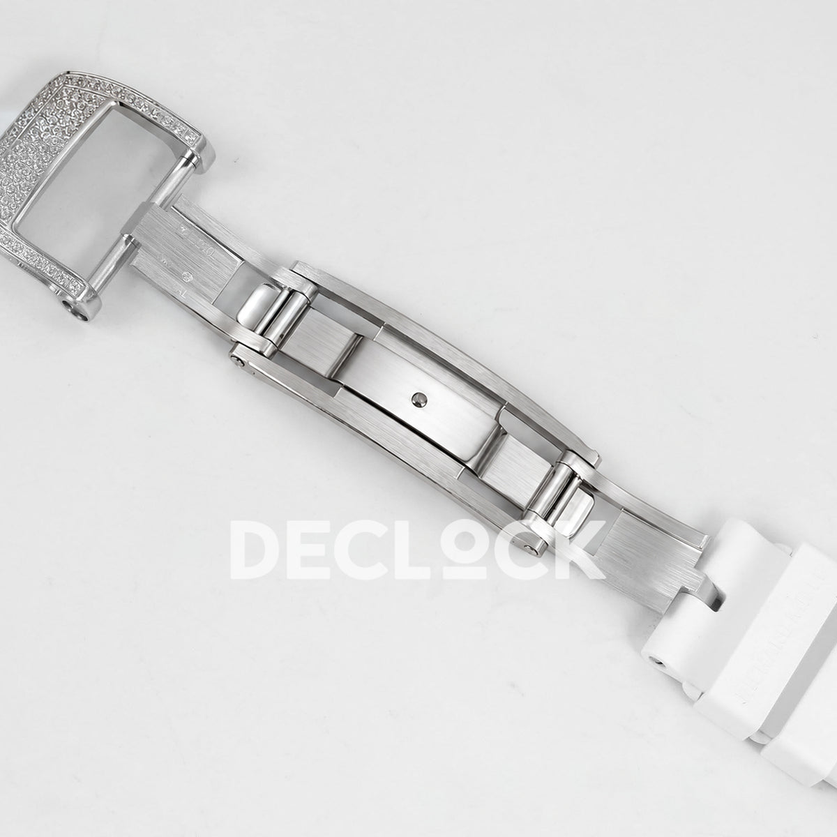 Richard Mille RM07-01 Snow Set Steel White Dial White Rubber ZF CRMA2 replica - open clasp
