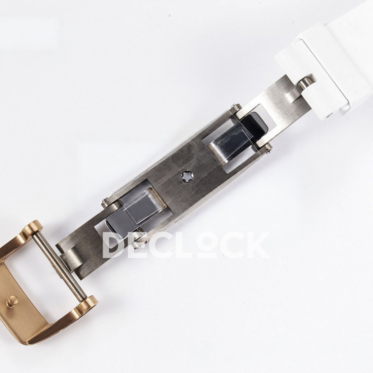 Richard Mille RM07-01 White Ceramic Gem-Set Black Dial EF CRMA2 replica - open clasp