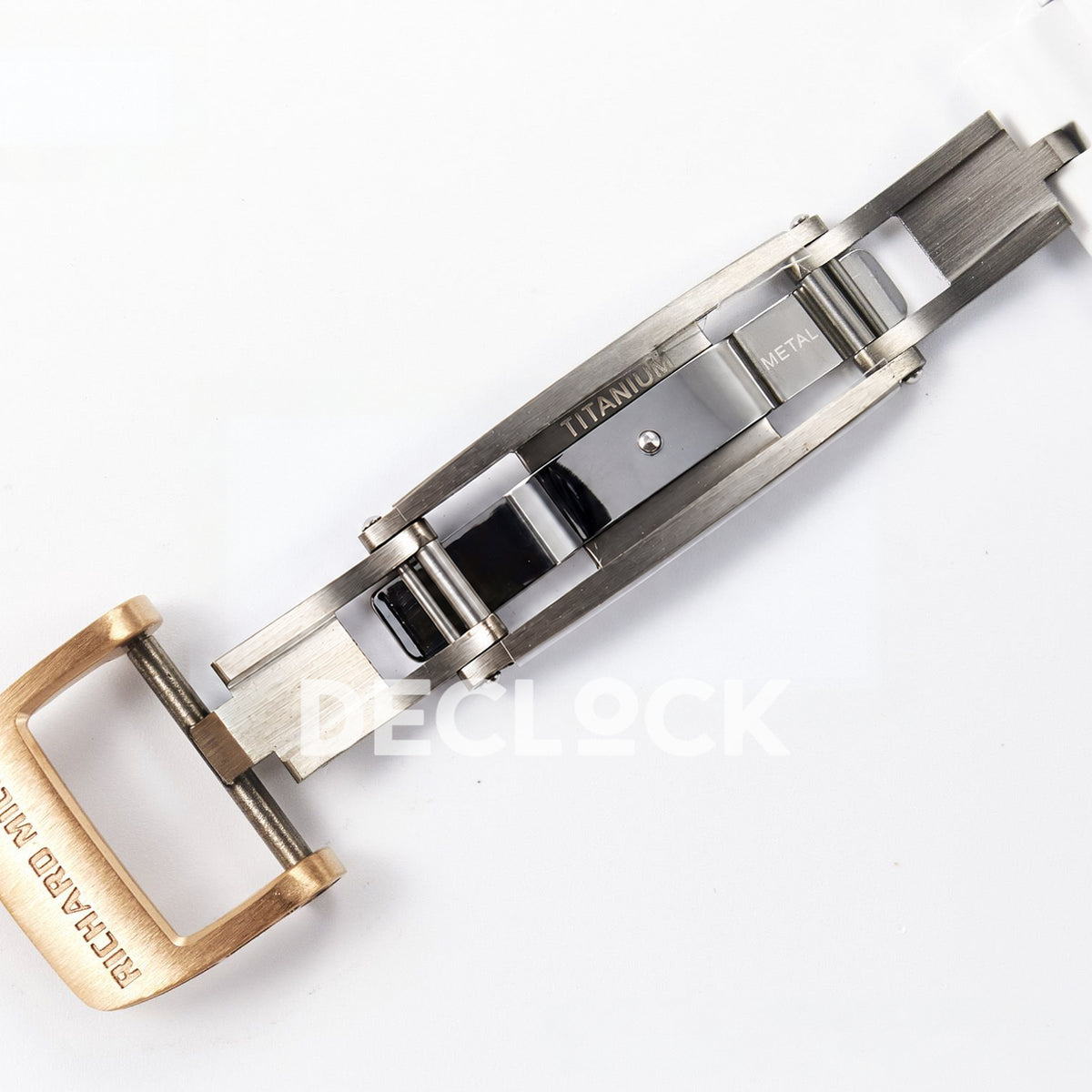 Richard Mille RM07-01 White Ceramic Gem-Set Black Dial EF CRMA2 replica - titanium clasp engraving