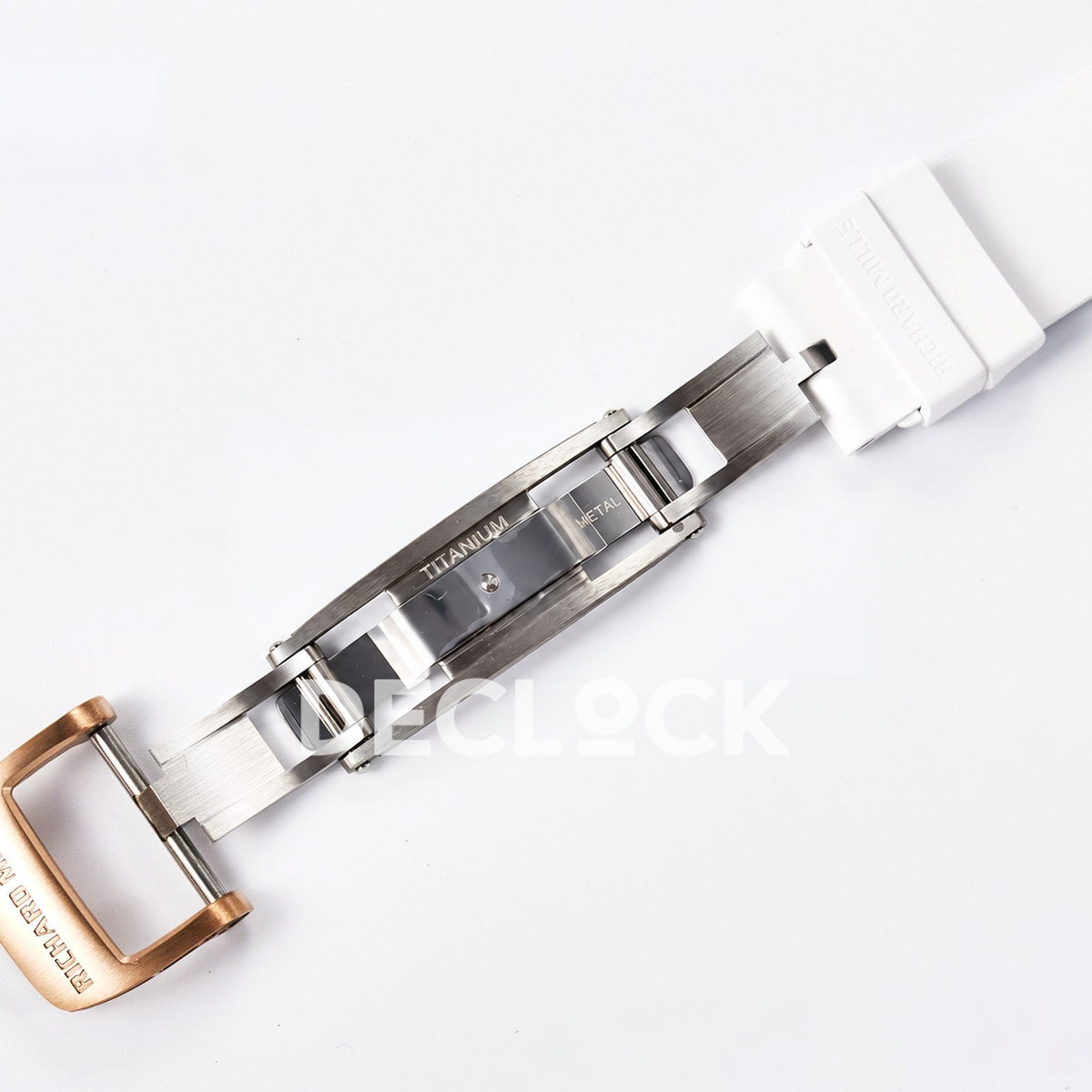 Richard Mille RM07-01 White Ceramic Gem-Set White Dial EF CRMA2 replica - titanium clasp engraving