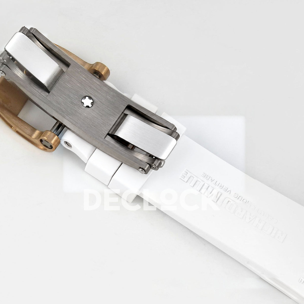 Richard Mille RM07-01 White Ceramic Gem-Set White Dial ZF CRMA2 replica - clasp underside