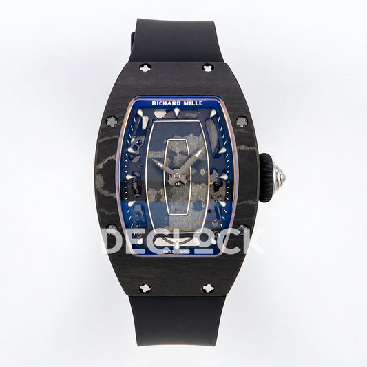 Richard Mille RM07-01 ZF black NTPT blue skeleton dial CRMA2 — front