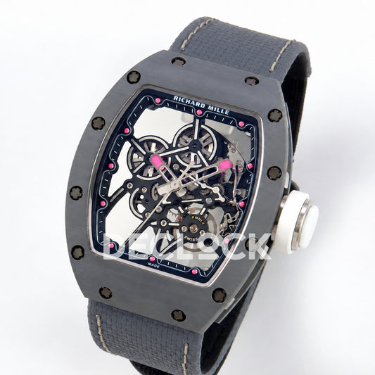 Richard Mille RM55-01 TZ Gray NTPT Titanium RMUL4 Super Clone — angled dial view