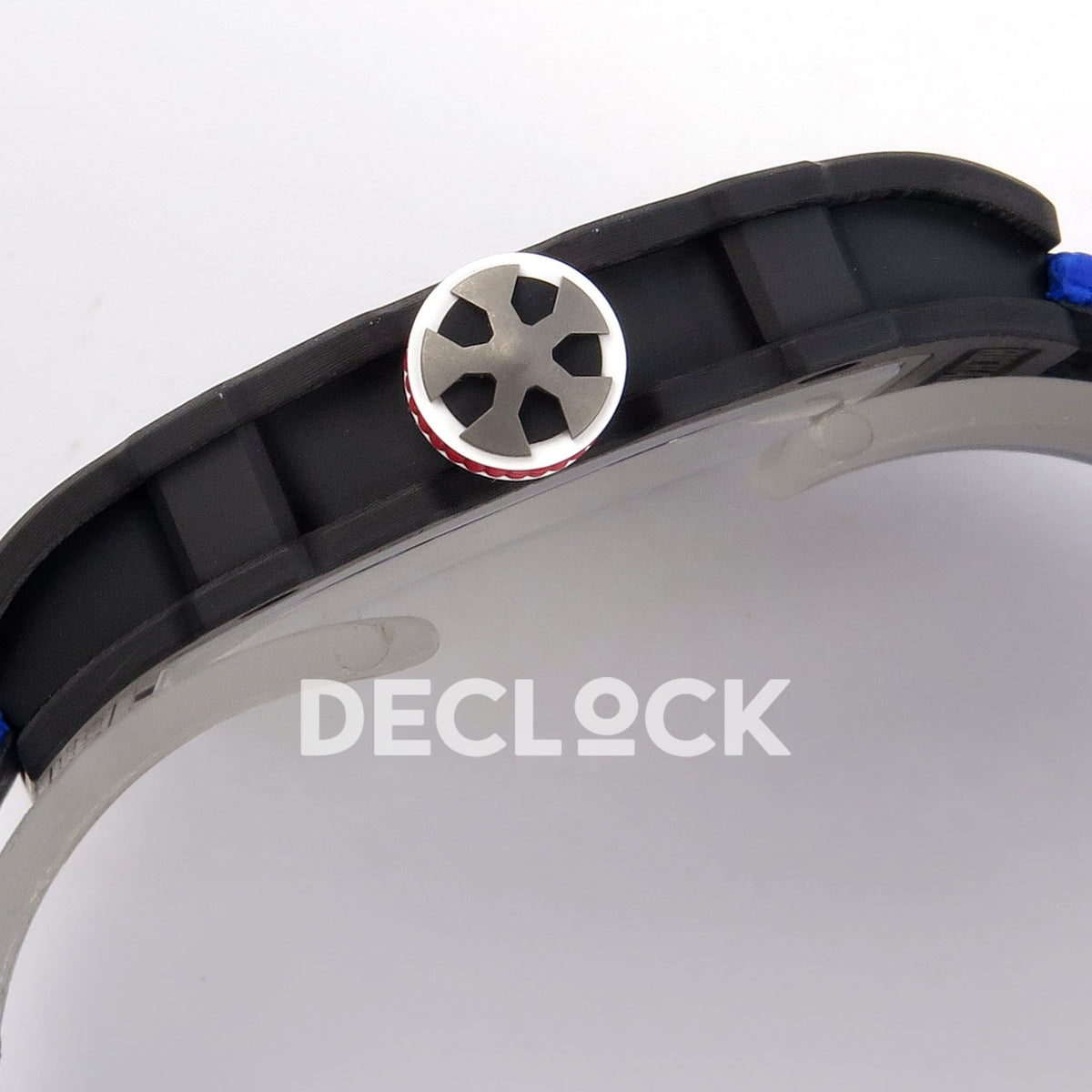 Richard Mille RM67-02 RICH Black France Pro V2 replica - original winding crown and thin black NTPT case