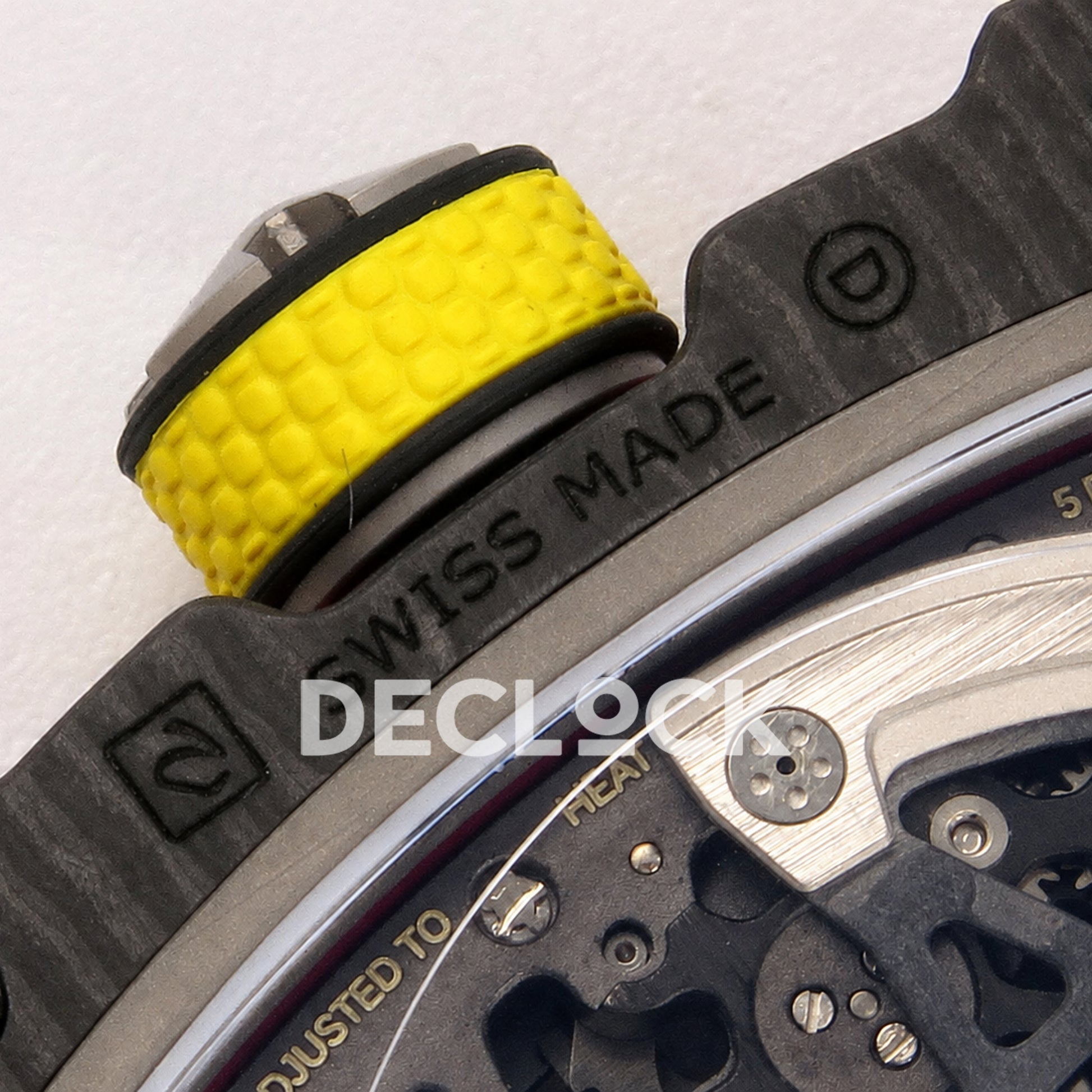 Richard Mille RM67-02 Black NTPT Alexander Black/Red/Yellow Skeleton Dial CRMA7 Super Clone