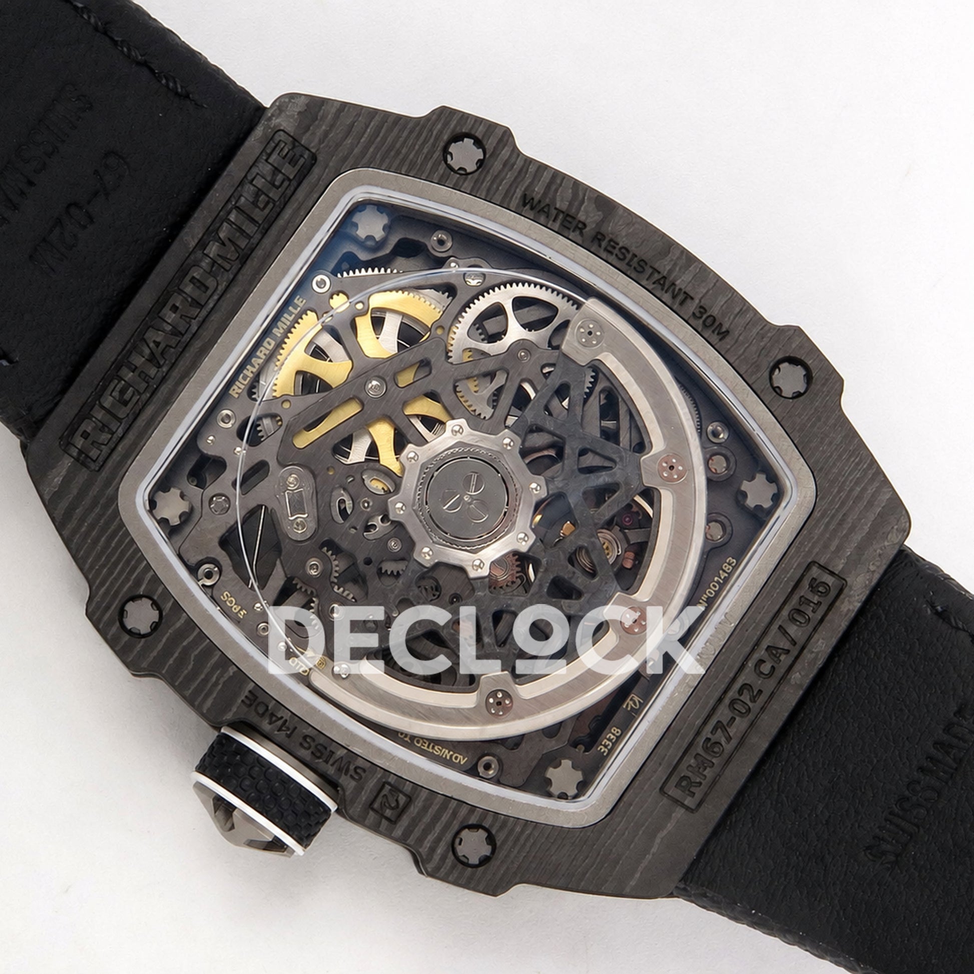 Richard Mille RM67-02 Black NTPT UAE Green/Red/Black Skeleton Dial CRMA7 Super Clone