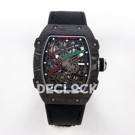 Richard Mille RM67-02 Black NTPT UAE Green/Red/Black Skeleton Dial CRMA7 Super Clone