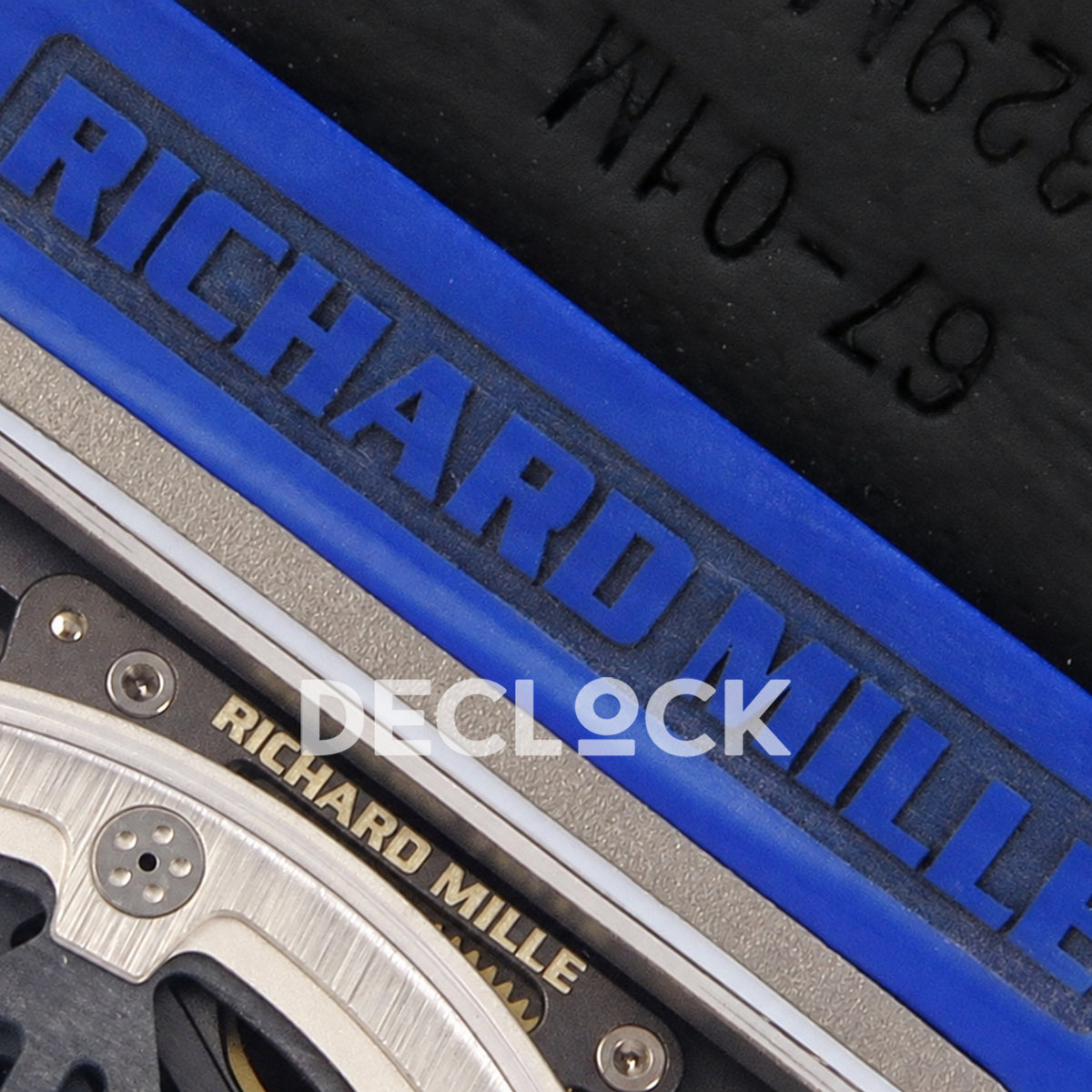 Richard Mille RM67-02 RICH Maker blue NTPT Fernando Alonso CRMA7 — caseback brand engraving