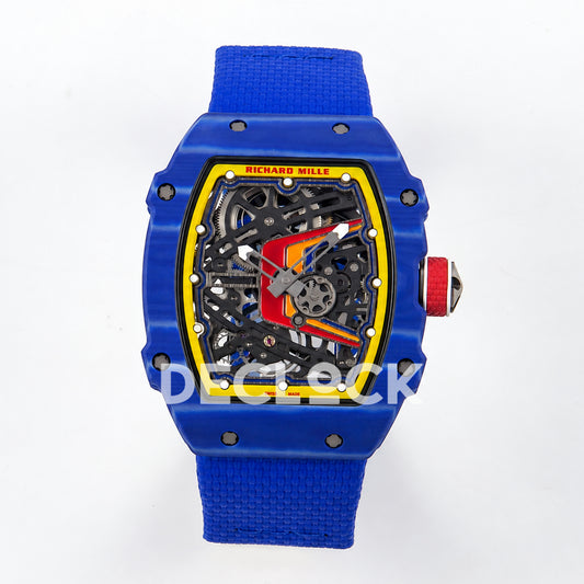 Richard Mille RM67-02 RICH Maker blue NTPT Fernando Alonso CRMA7 — front