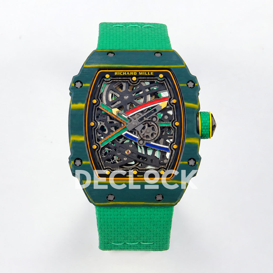 Richard Mille RM67-02 RICH Maker green NTPT Wayde Van Niekerk CRMA7 — front RM67-02