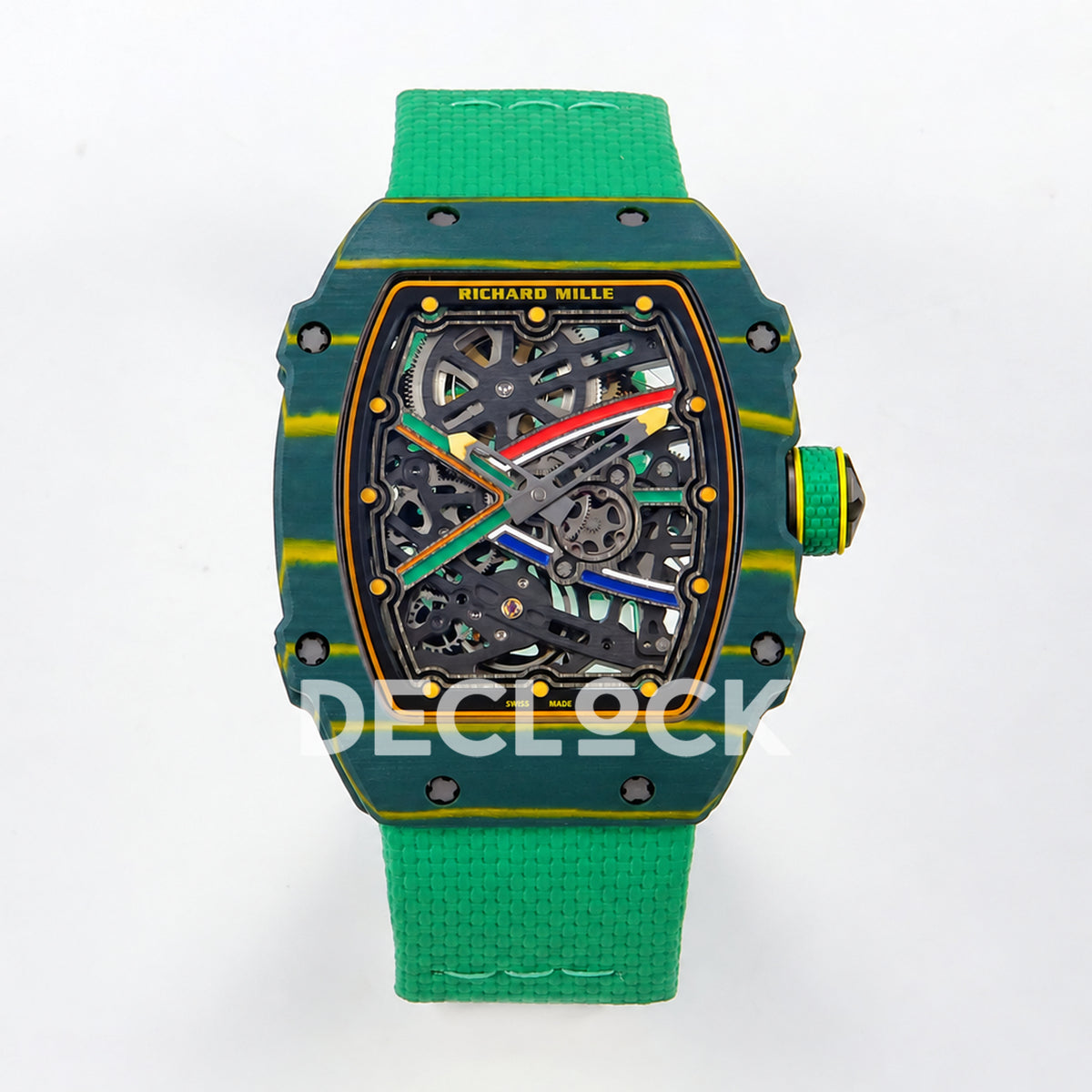 Richard Mille RM67-02 RICH Maker green NTPT Wayde Van Niekerk CRMA7 — front