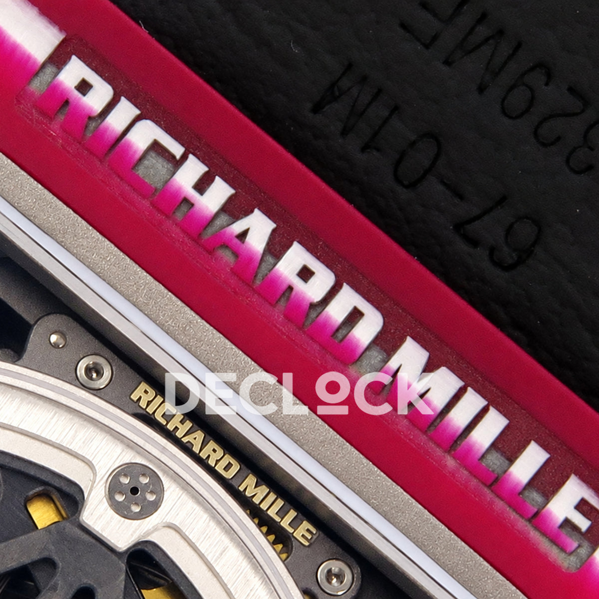 Richard Mille RM67-02 RICH Maker purple NTPT Mutaz skeleton CRMA7 — caseback brand