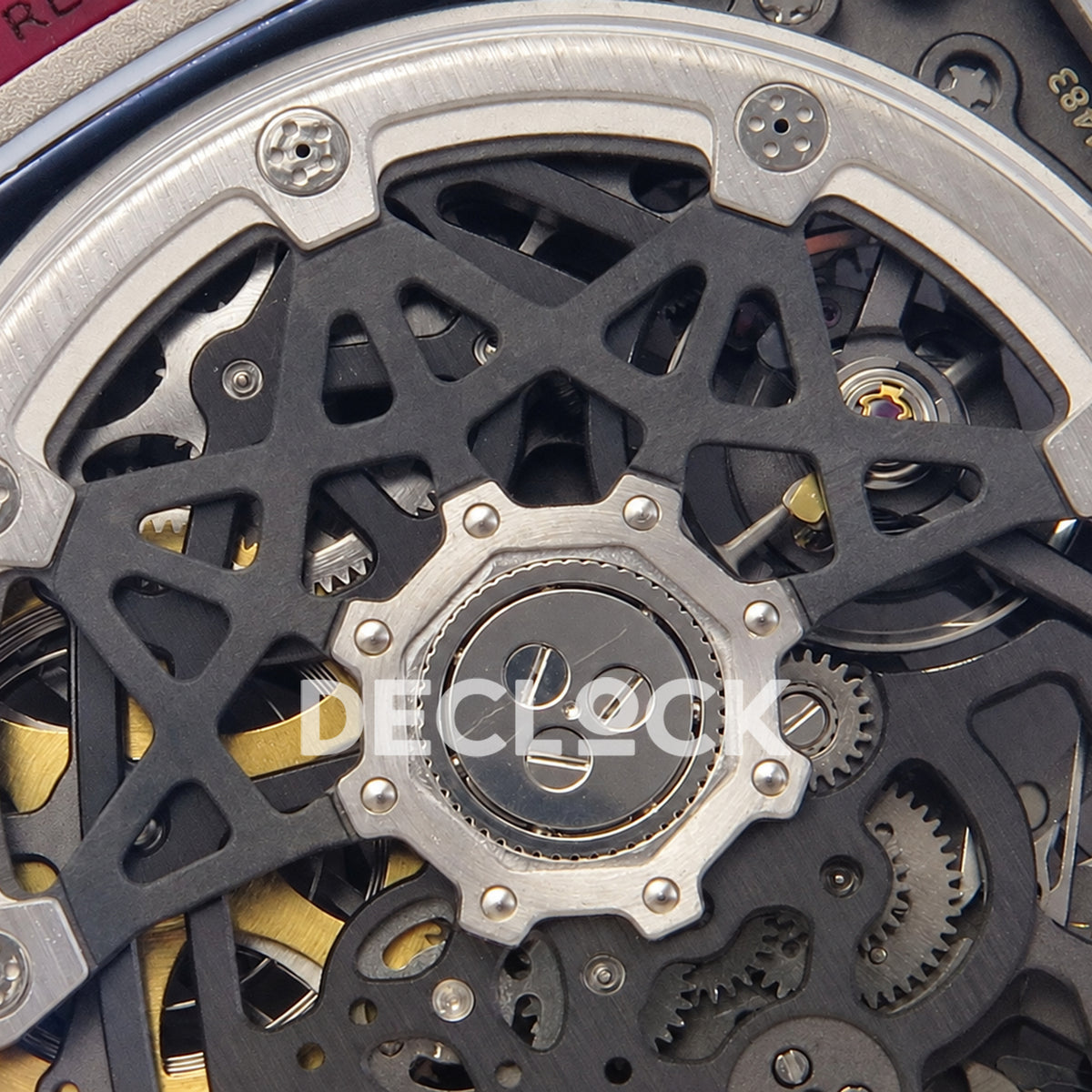 Richard Mille RM67-02 RICH Maker purple NTPT Mutaz skeleton CRMA7 — rotor detail