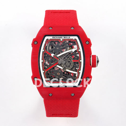 Richard Mille RM67-02 RICH Maker red NTPT skeleton CRMA7 — front