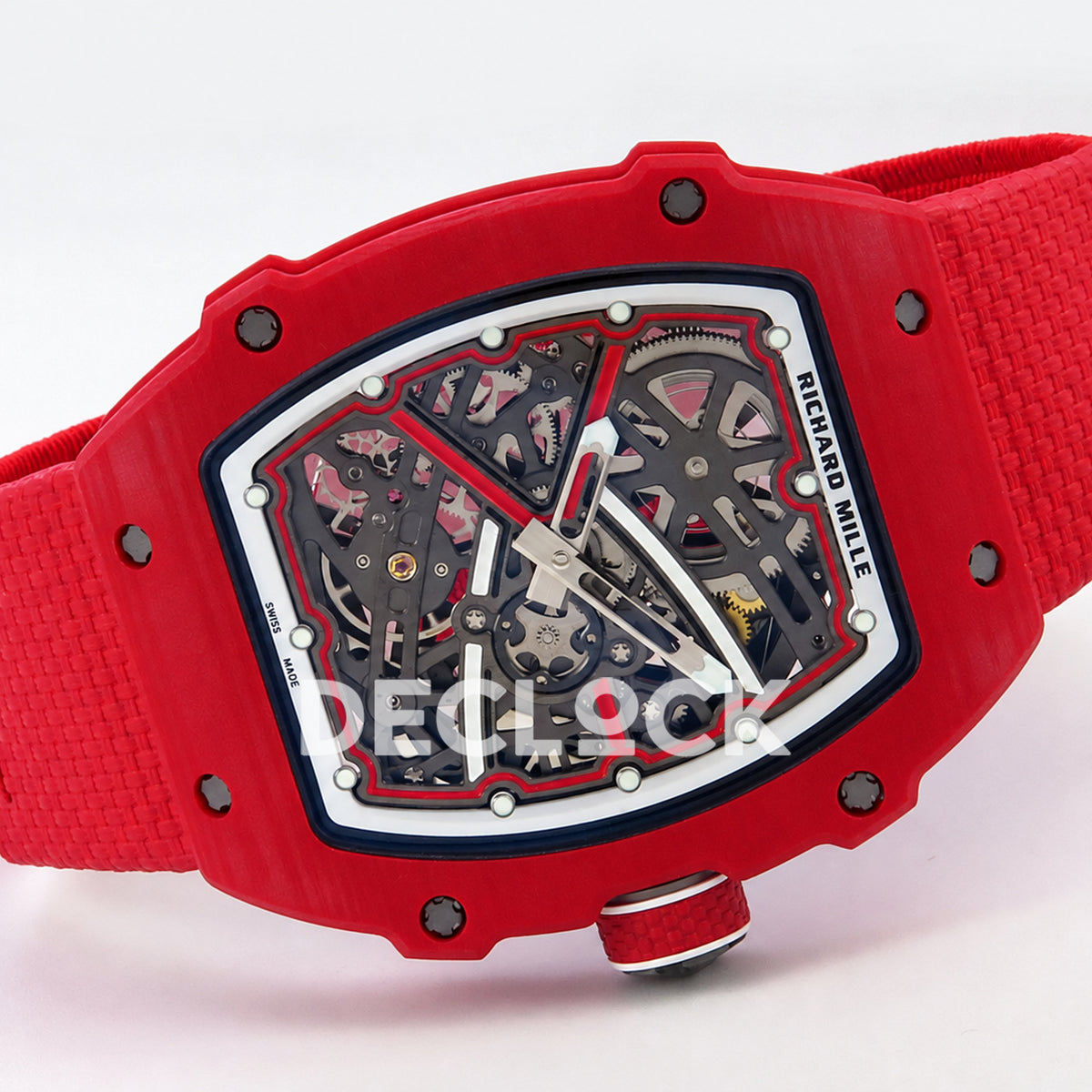 Richard Mille RM67-02 RICH Maker red NTPT skeleton CRMA7 — horizontal front