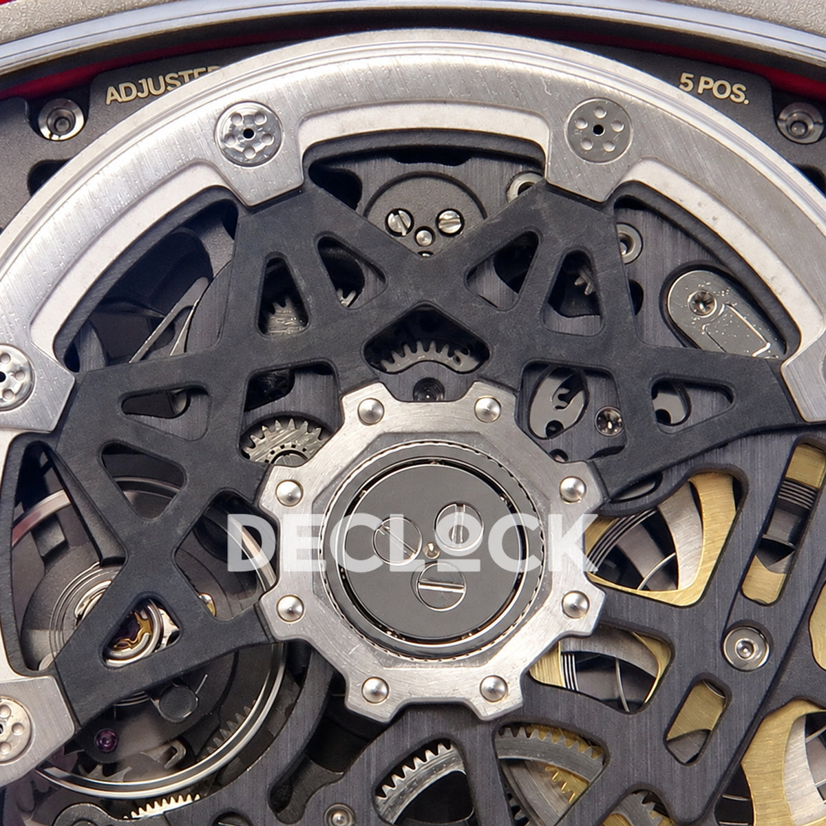 Richard Mille RM67-02 RICH Maker red NTPT skeleton CRMA7 — rotor detail