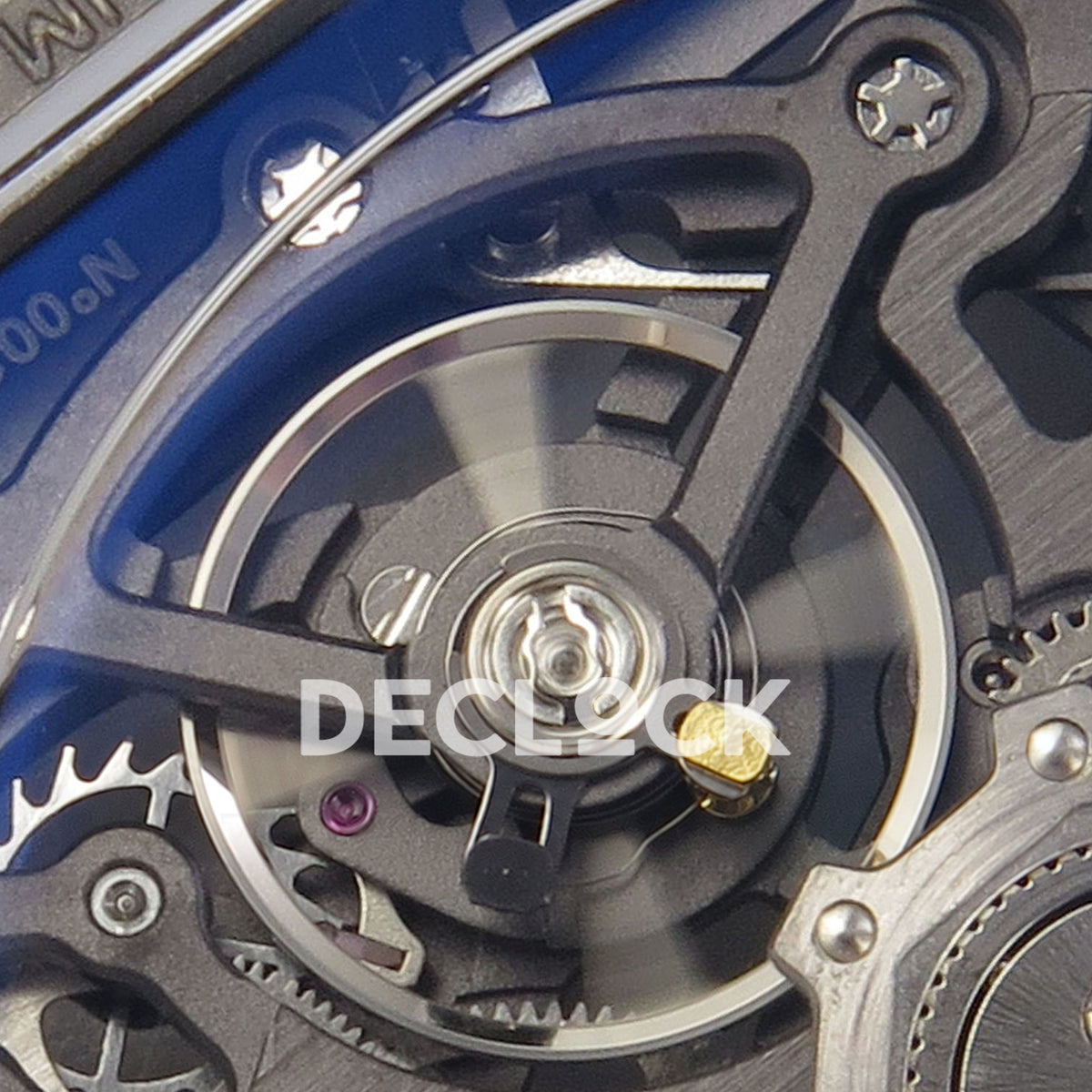 Richard Mille RM67-02 RICH White France Pro V2 replica - original balance wheel and movement gears