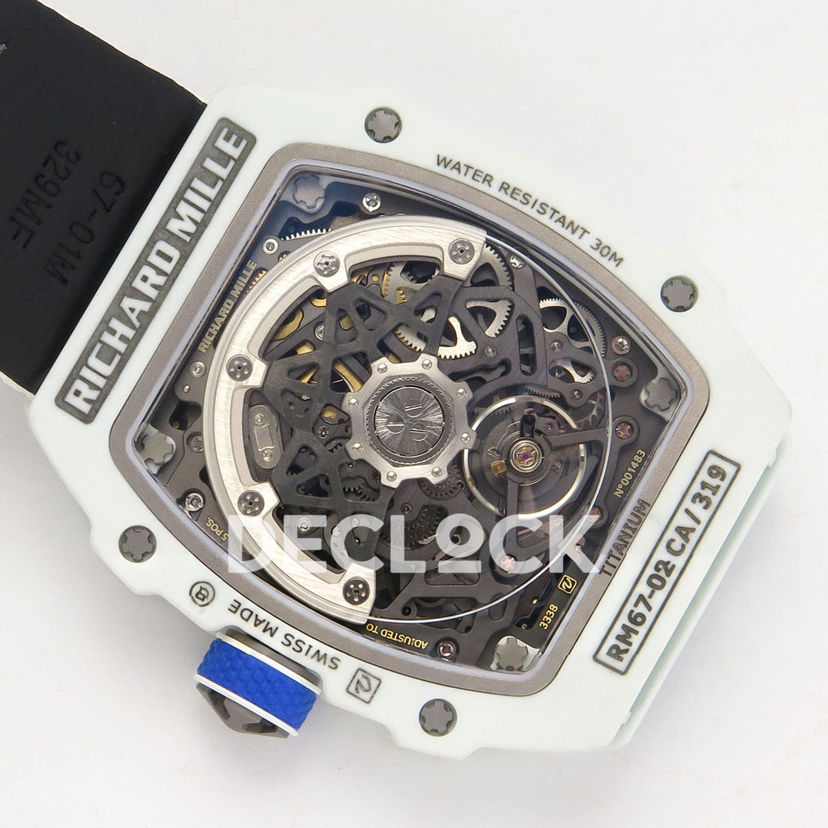 Richard Mille RM67-02 RICH UAE 2026 replica - original skeleton movement and rotor in an alternate position