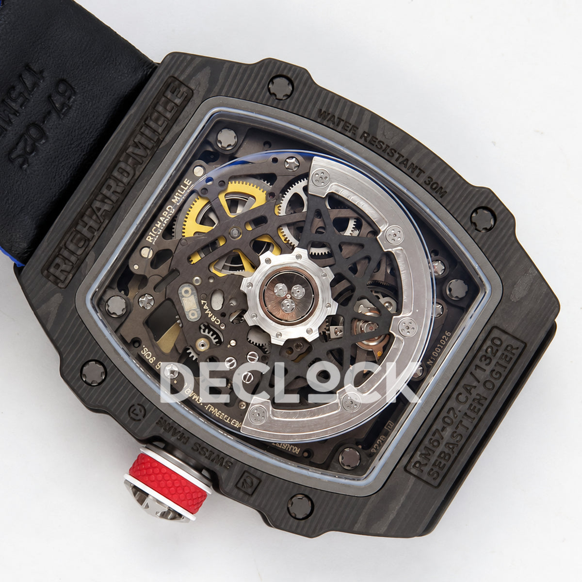 Richard Mille RM67-02 UMI V3 Black France — caseback view