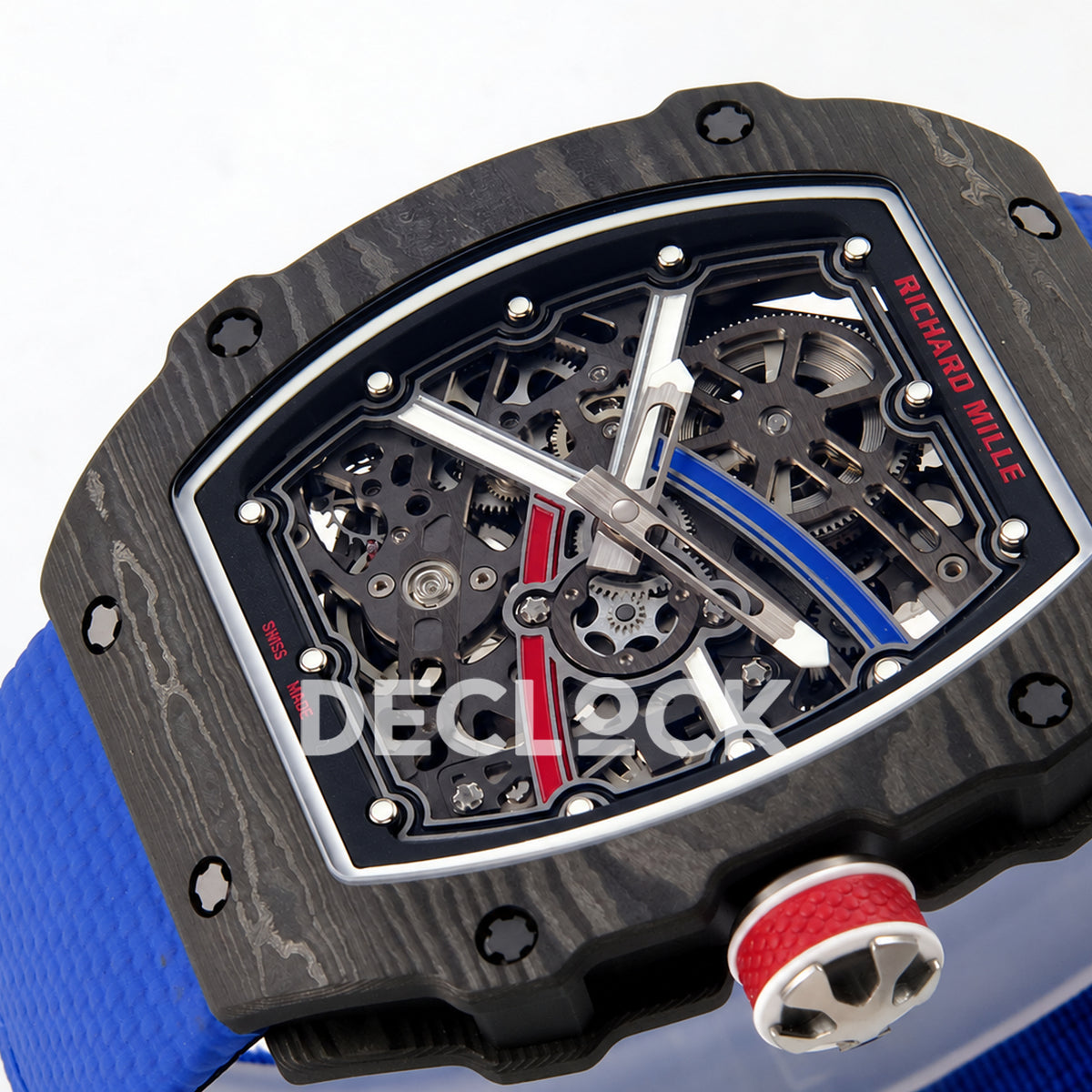 Richard Mille RM67-02 UMI V3 Black France — crown side dial view