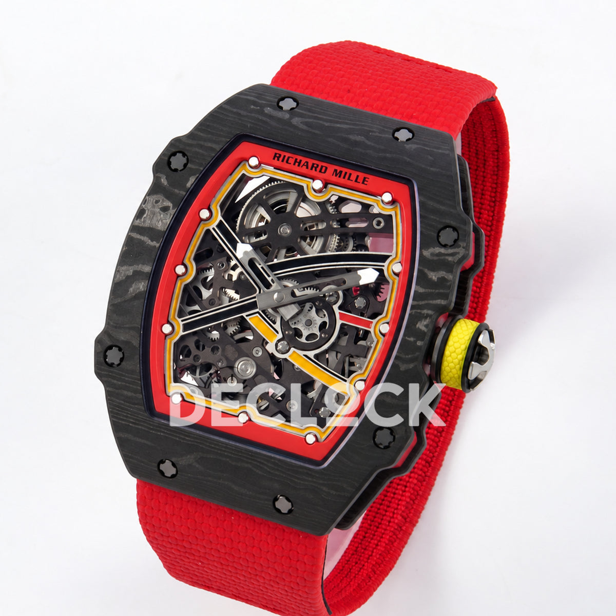 Richard Mille RM67-02 UMI V3 black NTPT Germany Miyota 9015 CRMA7 — angled front