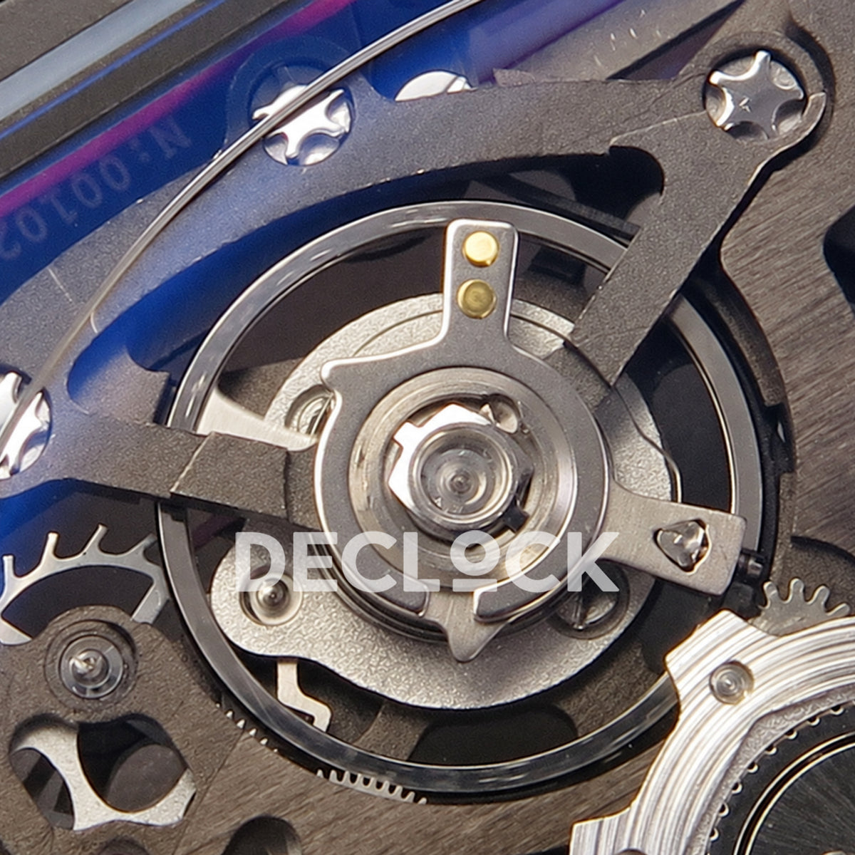 Richard Mille RM67-02 UMI V3 black NTPT Germany Miyota 9015 CRMA7 — balance closeup