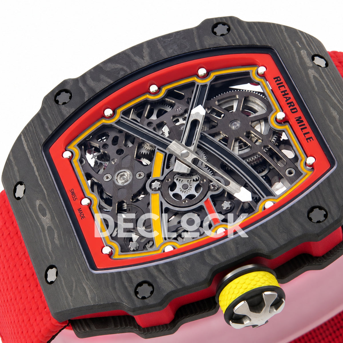 Richard Mille RM67-02 UMI V3 black NTPT Germany Miyota 9015 CRMA7 — crown side angle