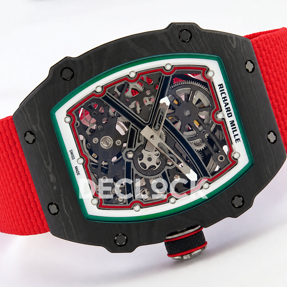 Richard Mille RM67-02 UMI V3 black NTPT Italy Miyota 9015 CRMA7 — full watch angled view