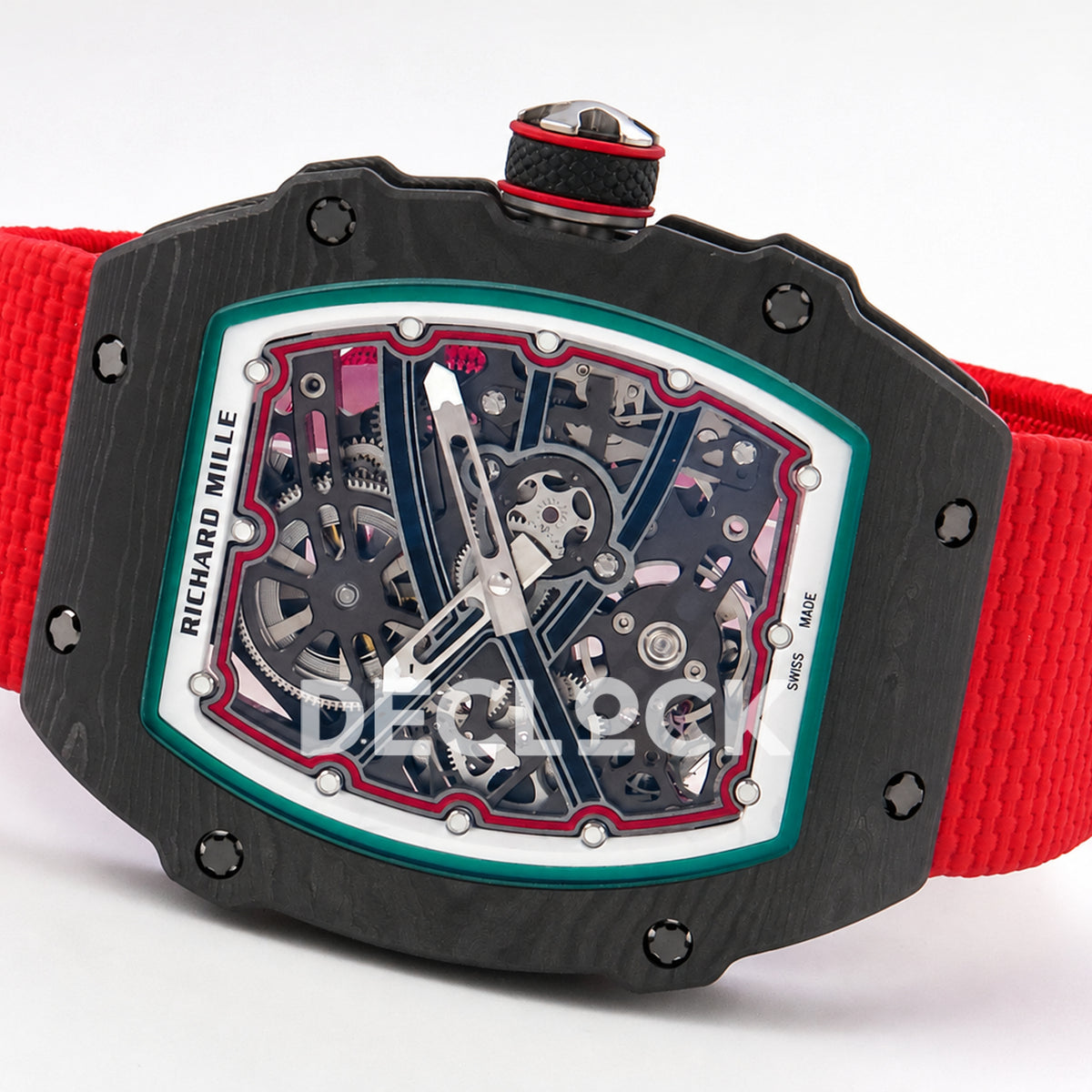 Richard Mille RM67-02 UMI V3 black NTPT Italy Miyota 9015 CRMA7 — full watch side angle