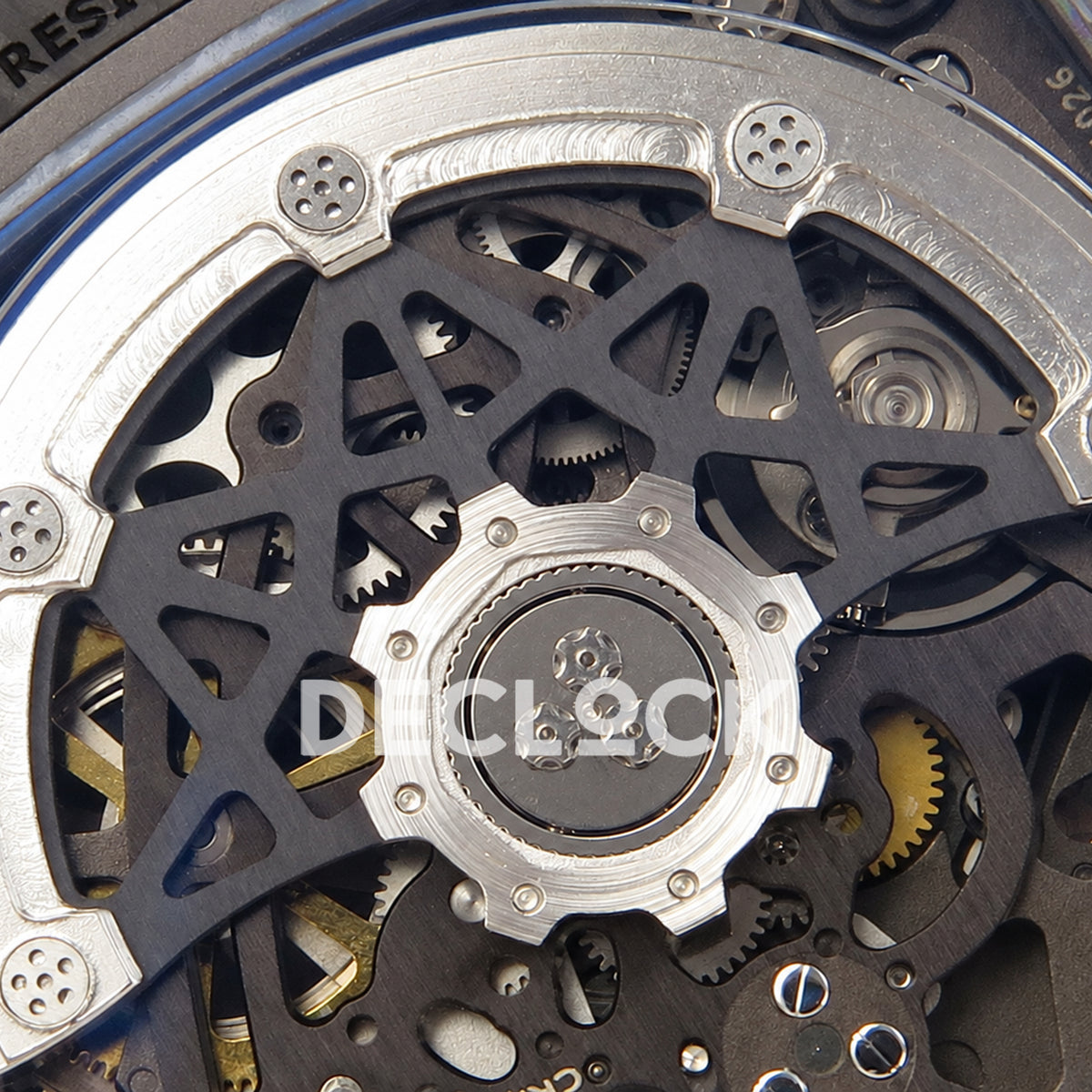 Richard Mille RM67-02 UMI V3 black NTPT Italy Miyota 9015 CRMA7 — rotor detail