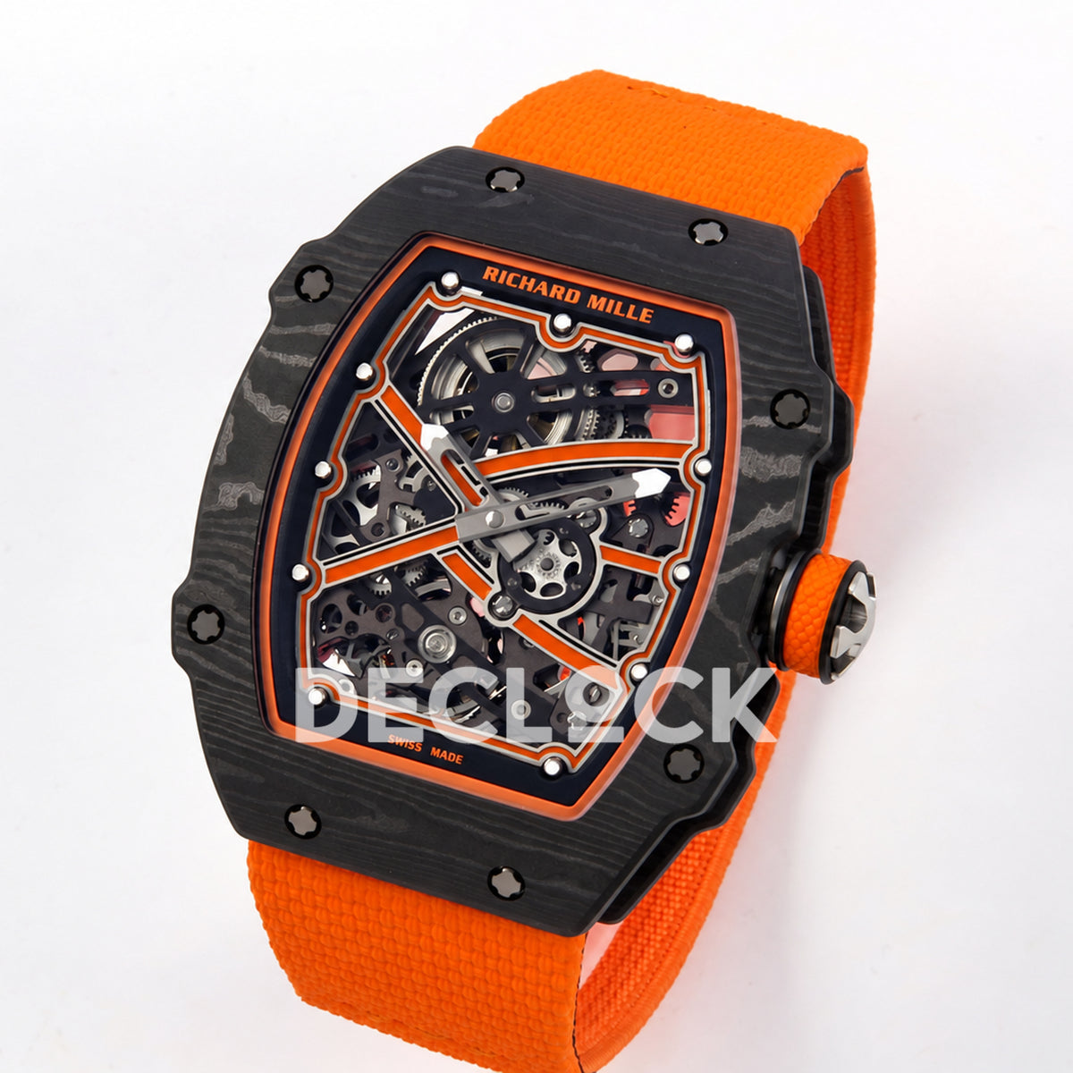 Richard Mille RM67-02 UMI V3 Black McLaren — angled dial view