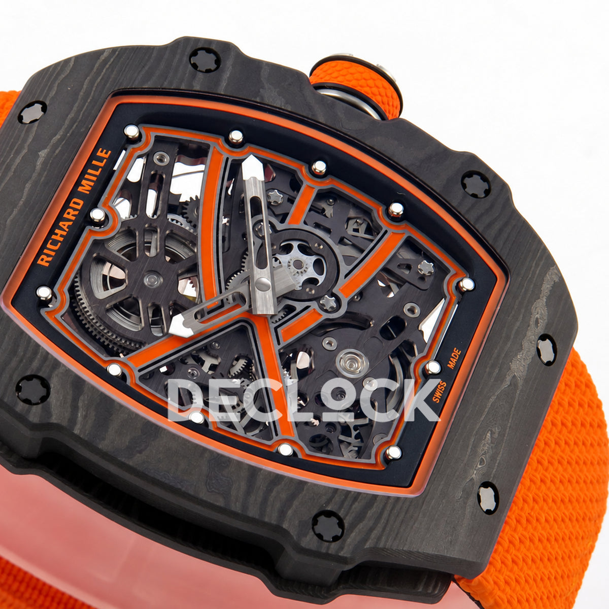 Richard Mille RM67-02 UMI V3 Black McLaren — angled skeleton detail