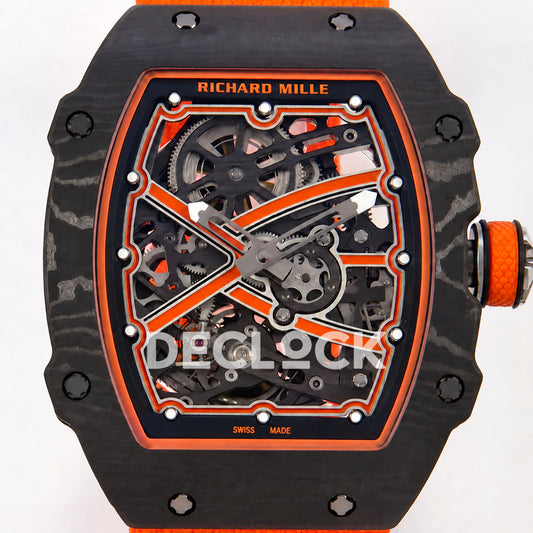Richard Mille RM67-02 UMI V3 Black McLaren — front dial close up