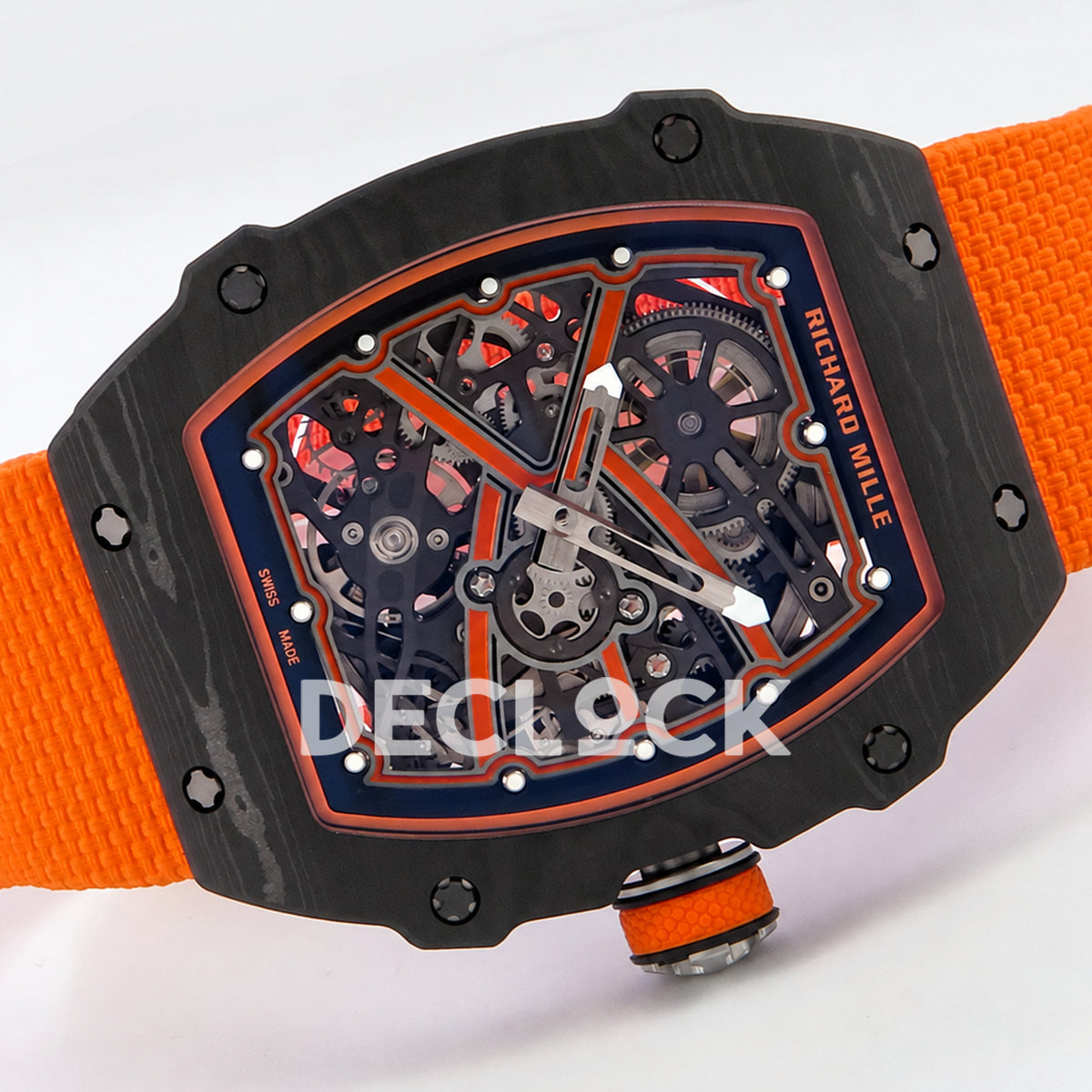 Richard Mille RM67-02 UMI V3 Black McLaren — full watch angled view