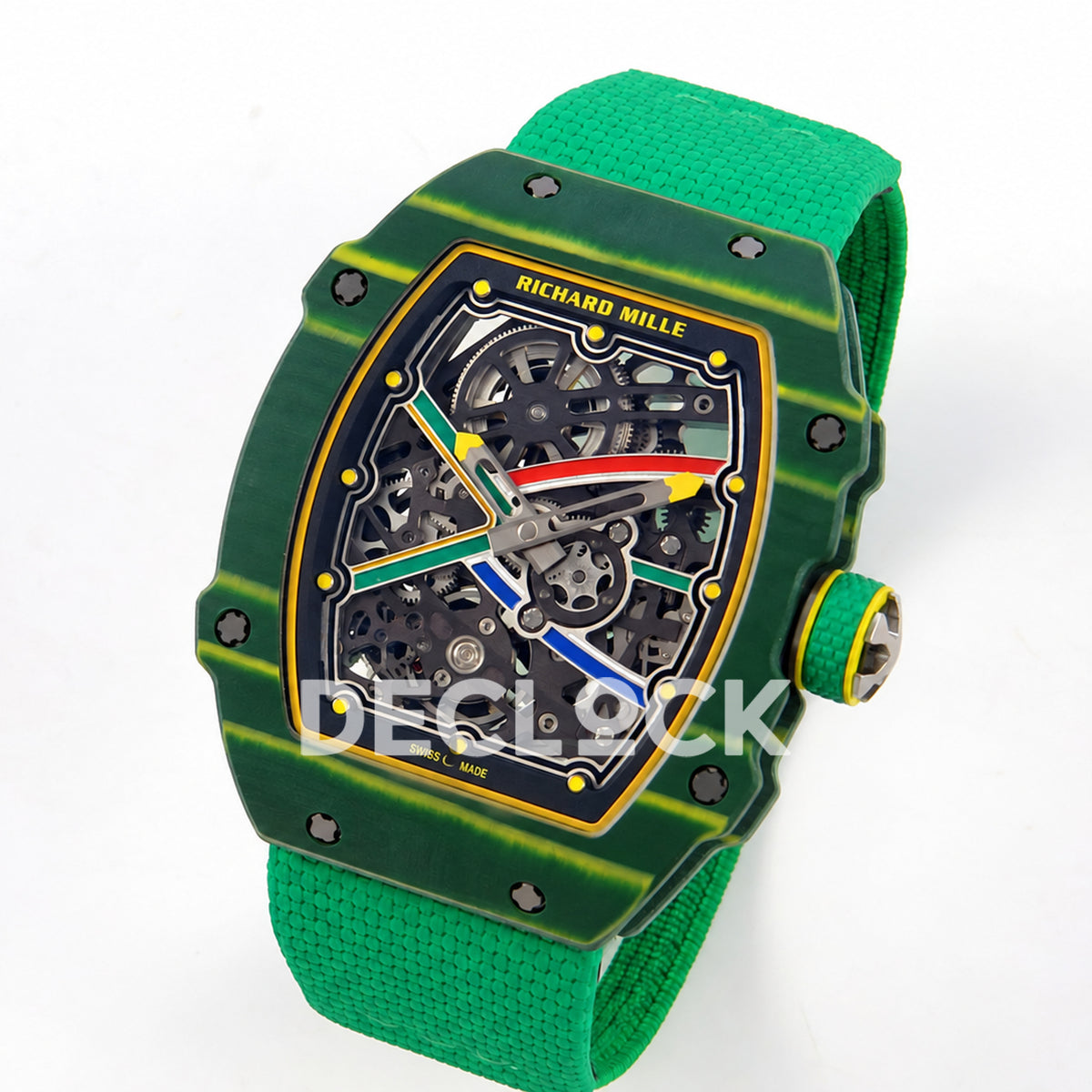 Richard Mille RM67-02 UMI V3 Green South Africa — angled dial view
