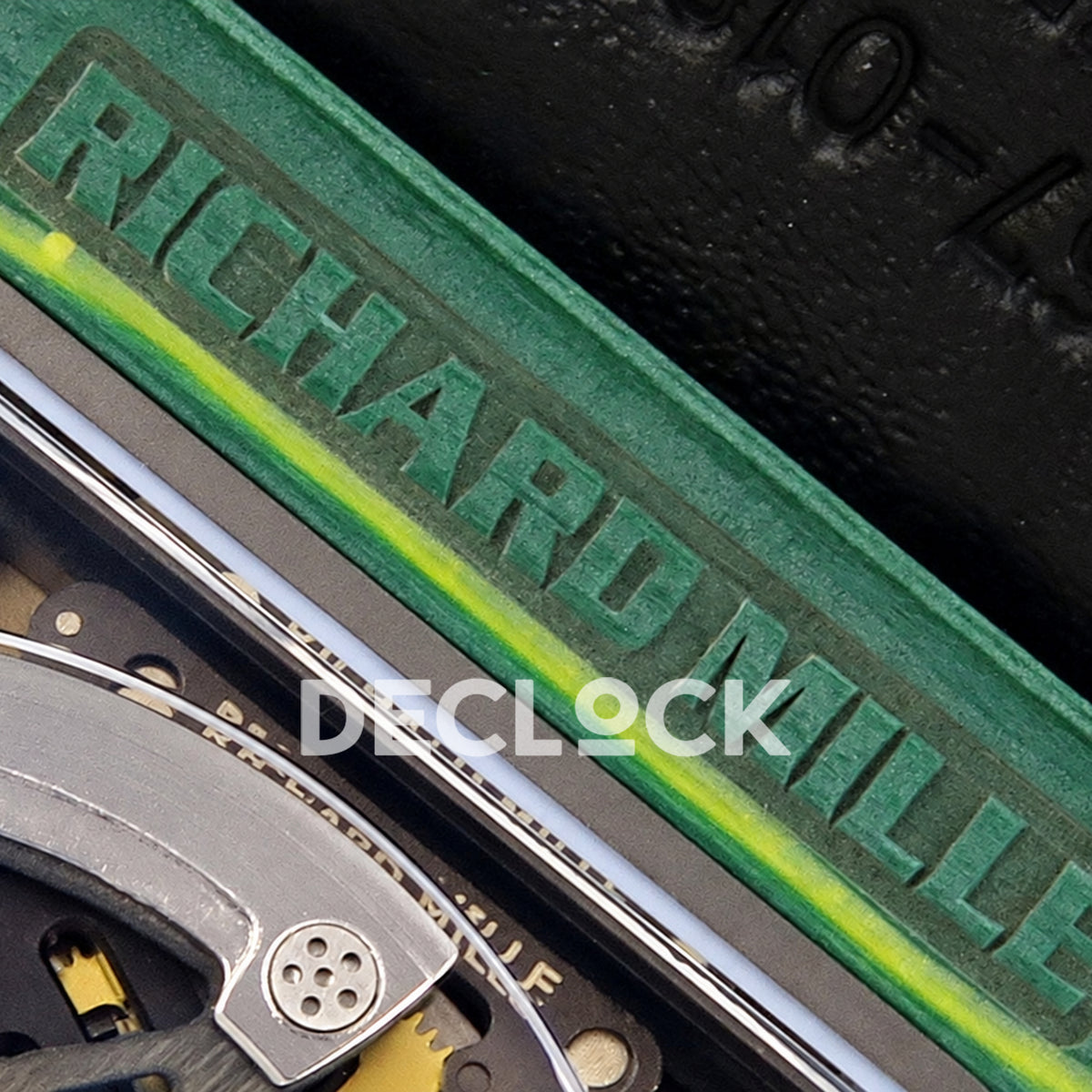 Richard Mille RM67-02 UMI V3 Green South Africa — brand engraving
