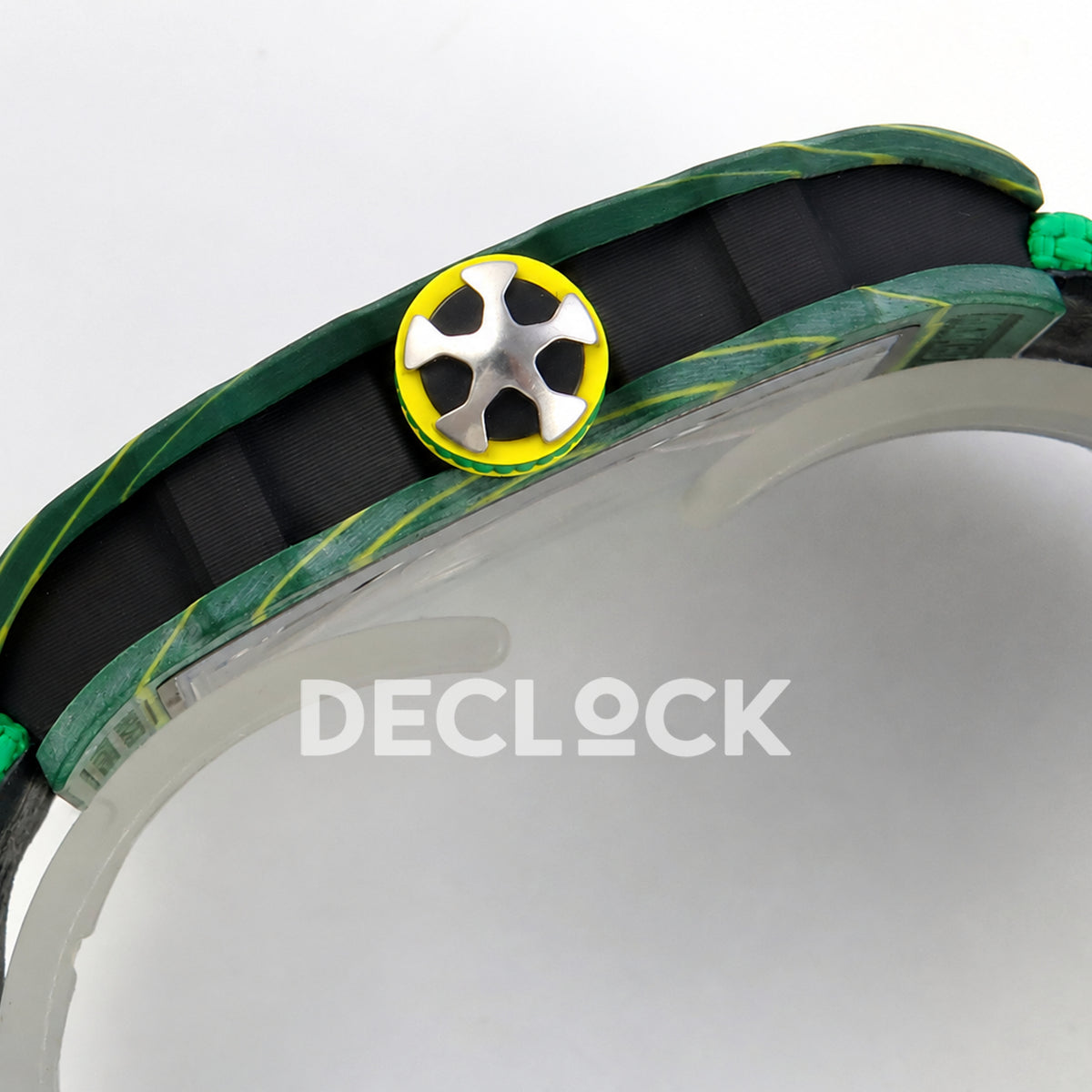 Richard Mille RM67-02 UMI V3 Green South Africa — crown side profile
