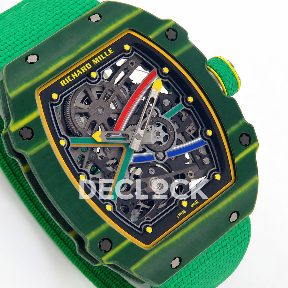 Richard Mille RM67-02 UMI V3 Green South Africa — dial detail