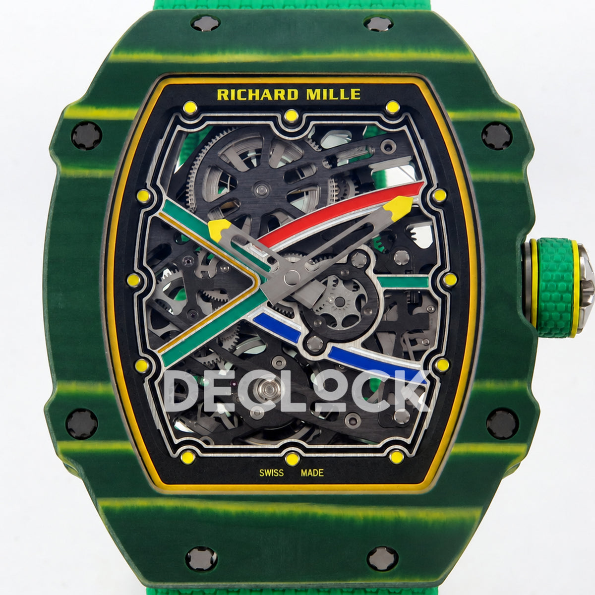 Richard Mille RM67-02 UMI V3 Green South Africa — front dial close up