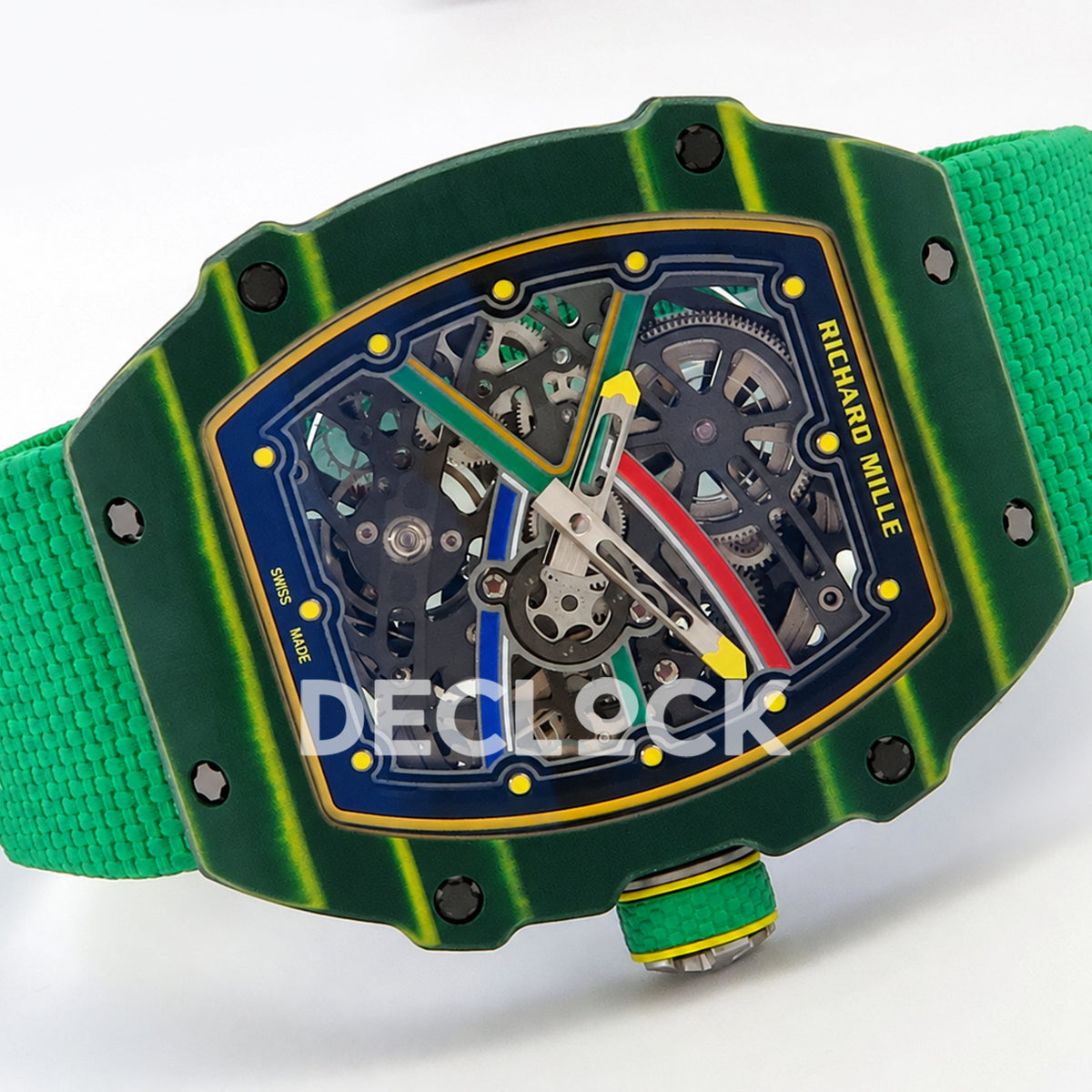 Richard Mille RM67-02 UMI V3 Green South Africa — full watch angled view