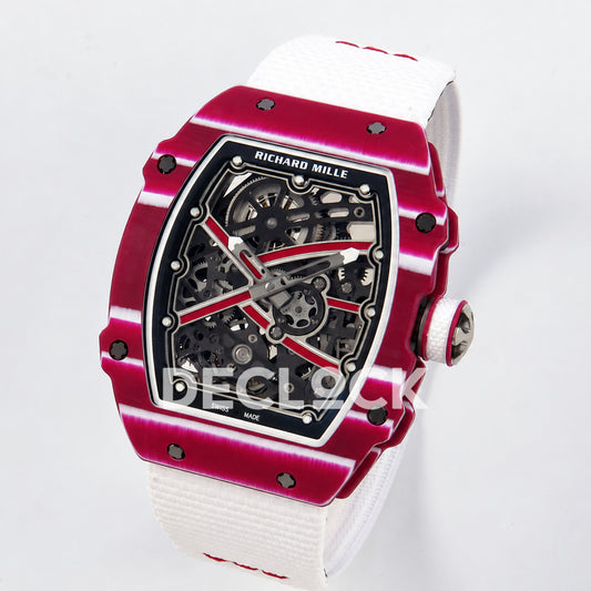 Richard Mille RM67-02 UMI V3 Purple Mutaz — angled dial view