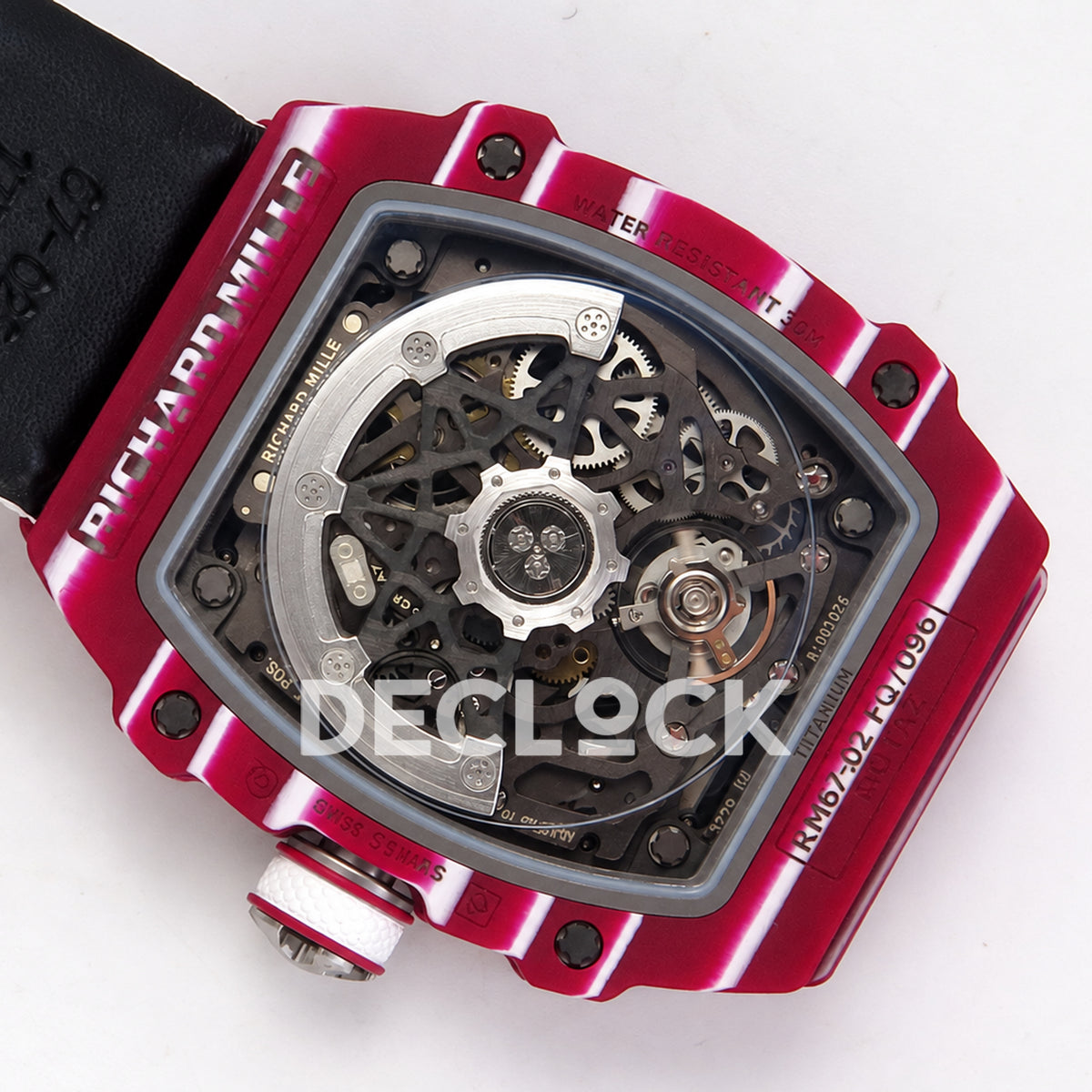 Richard Mille RM67-02 UMI V3 Purple Mutaz — caseback view