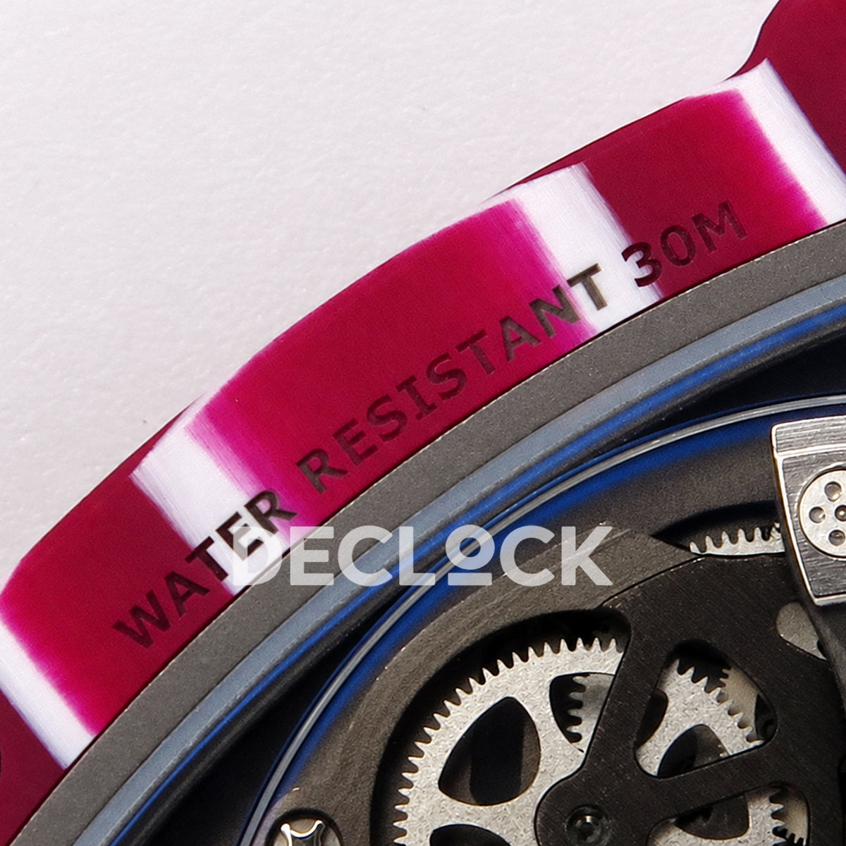 Richard Mille RM67-02 UMI V3 Purple Mutaz — water resistance engraving