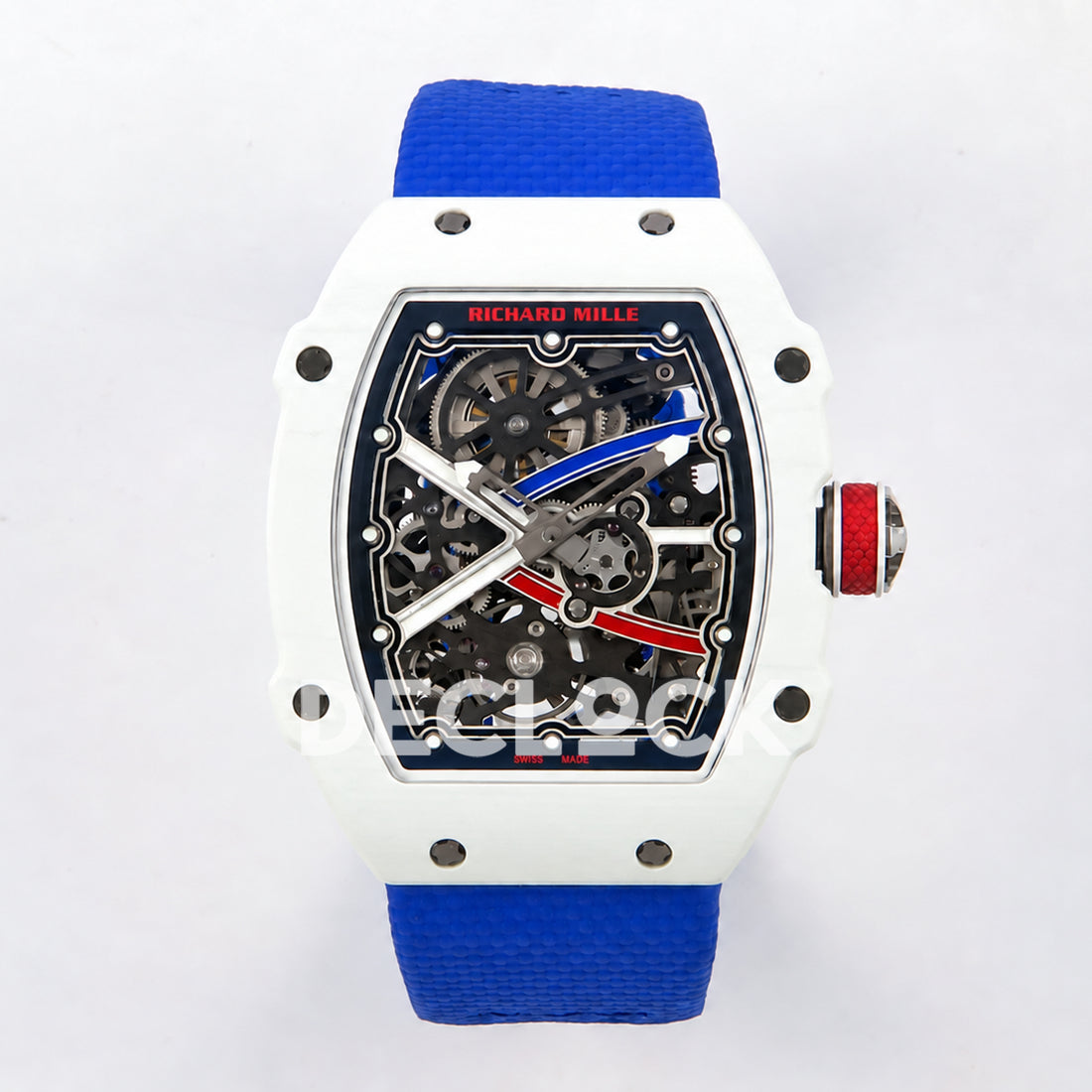 Richard Mille RM67-02 UMI V3 white NTPT France Miyota 9015 CRMA7 — front view RM67-02