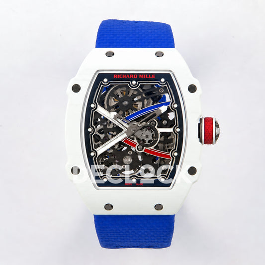 Richard Mille RM67-02 UMI V3 white NTPT France Miyota 9015 CRMA7 — front view