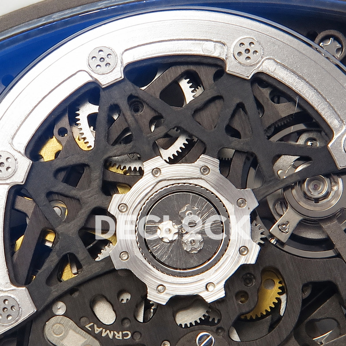 Richard Mille RM67-02 UMI V3 white NTPT France Miyota 9015 CRMA7 — rotor detail