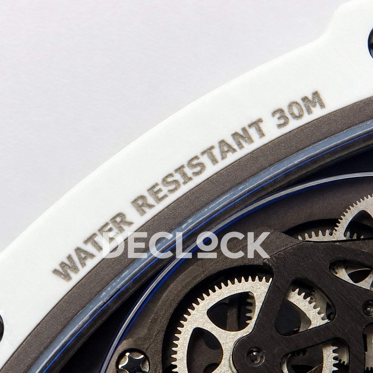 Richard Mille RM67-02 UMI V3 white NTPT France Miyota 9015 CRMA7 — water resistance engraving
