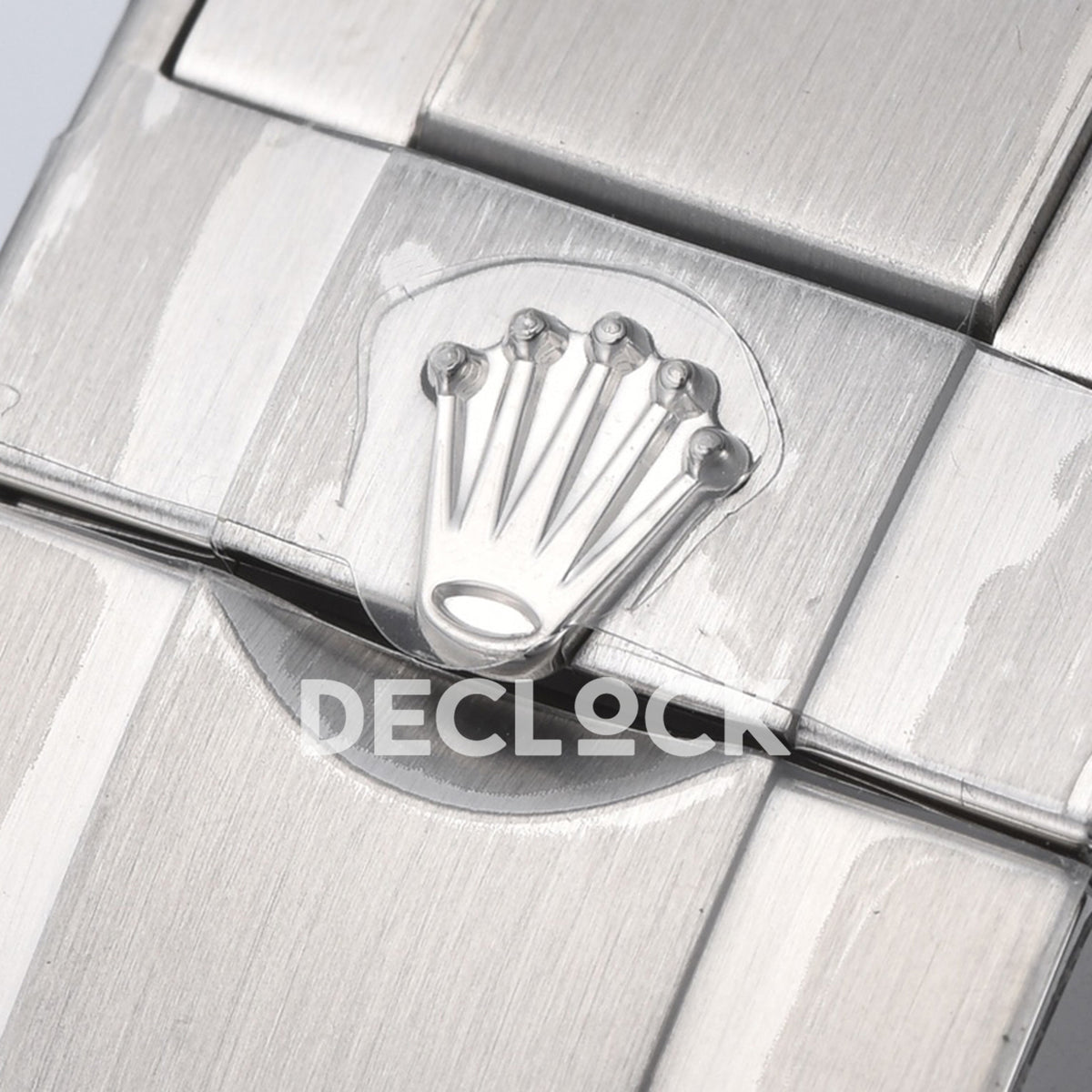 Rolex Air-King 126900 Clean black dial 40mm VR3230 replica - clasp close up view