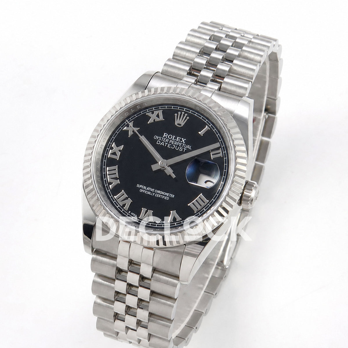 Rolex Datejust 36mm 116234 Black Roman Dial JRF VR3135 Super Clone